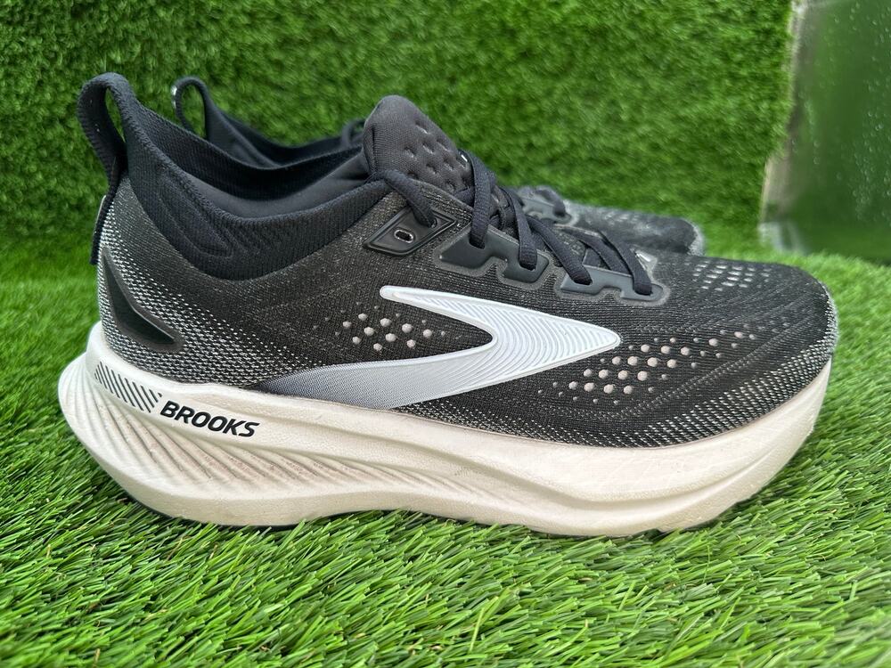 Brooks Glycerin GTS 23 1204921D090 Athletic Sneaker Womens 7D Black Knit Running